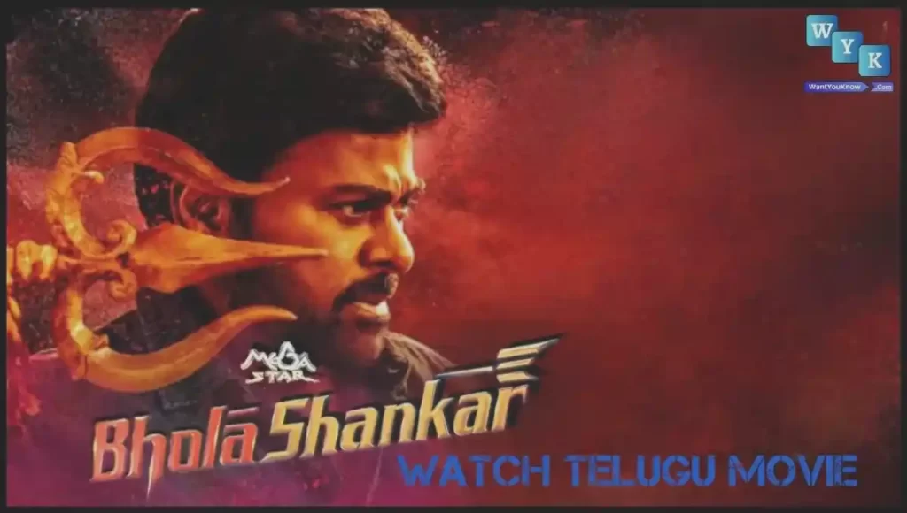 Watch the latest Bhola Shankar Telugu Movie 720p Online Ibomma 2023